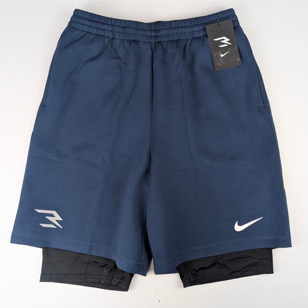 Nike 3Brand Russell Wilson French Terry Shorts - Boys X-Large - Night Force